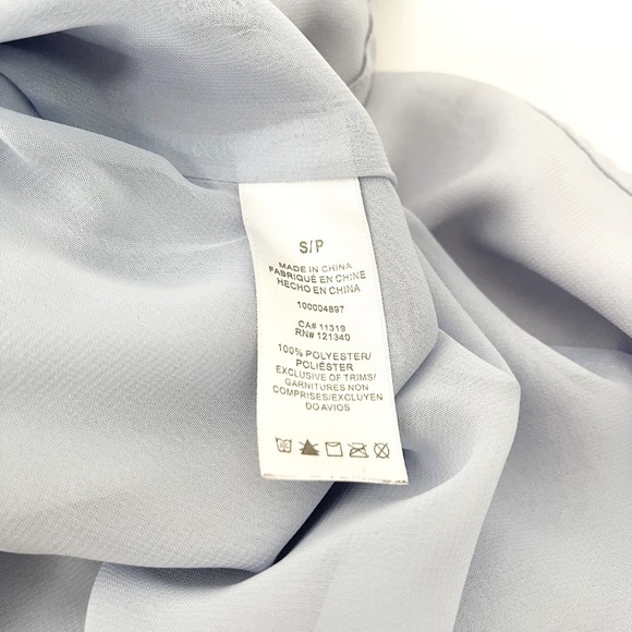 Dynamite Light Violet Drawstring Waist Shirt Dress Size Small - Picture 10 of 11